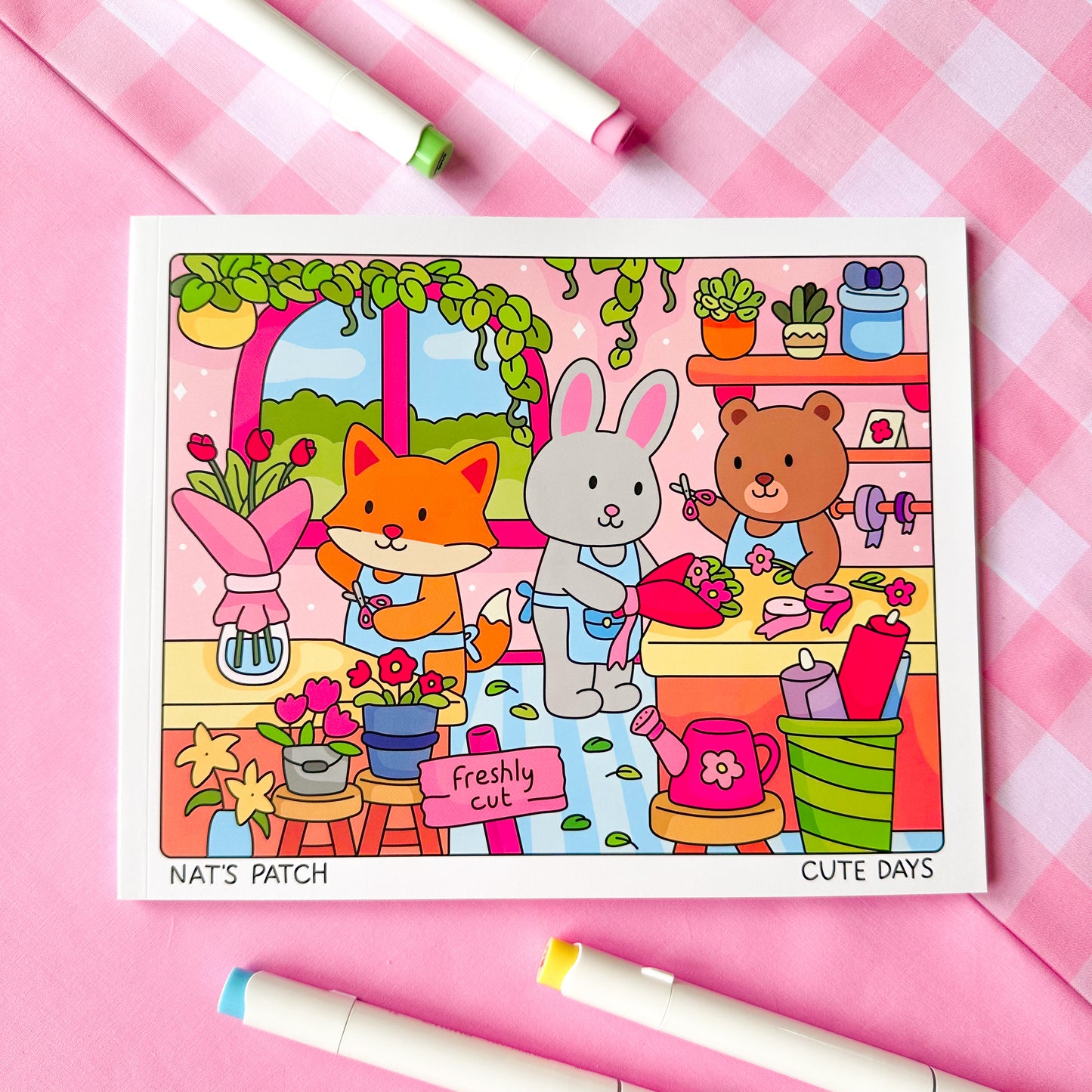 Cute Days Coloring Book