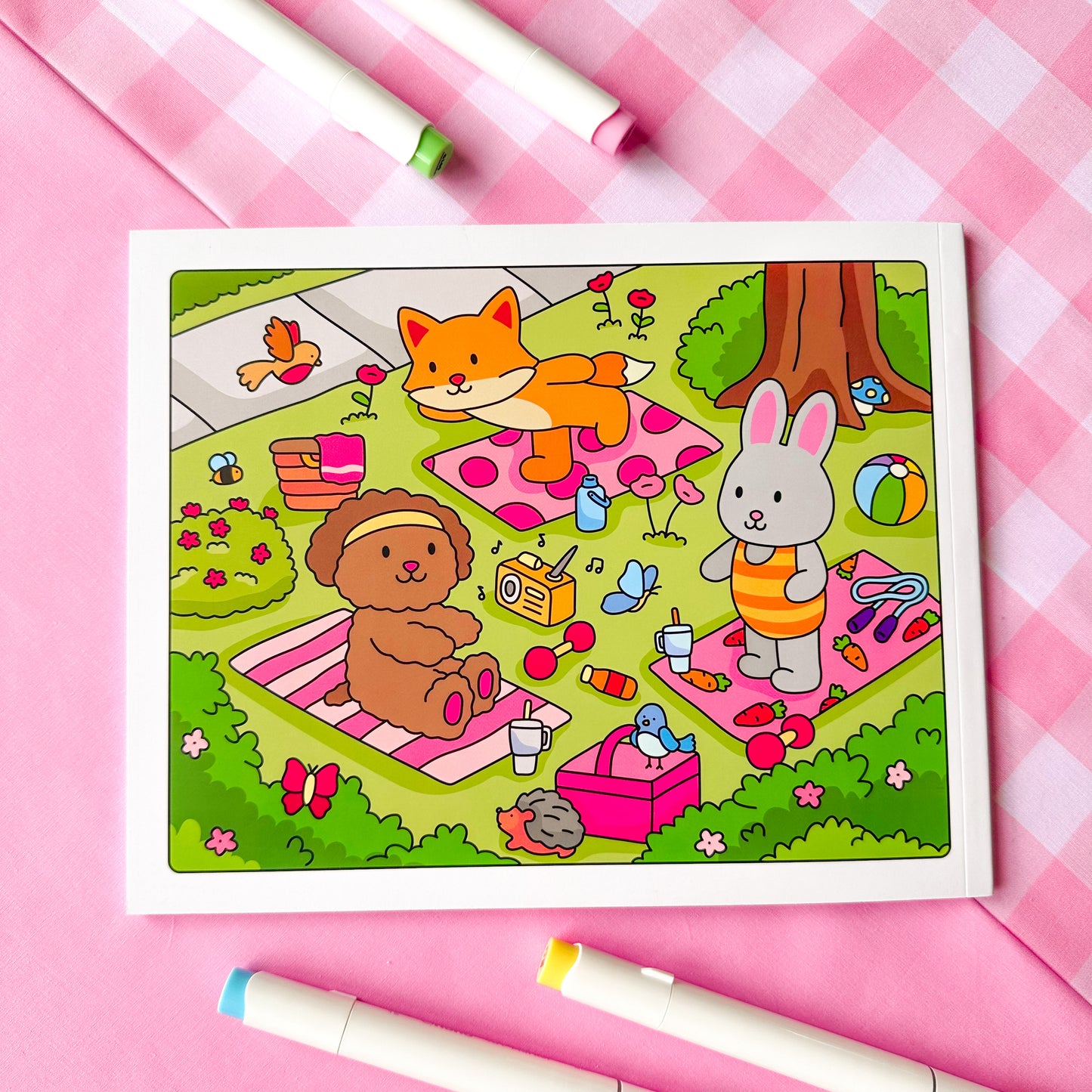 Cute Days Coloring Book