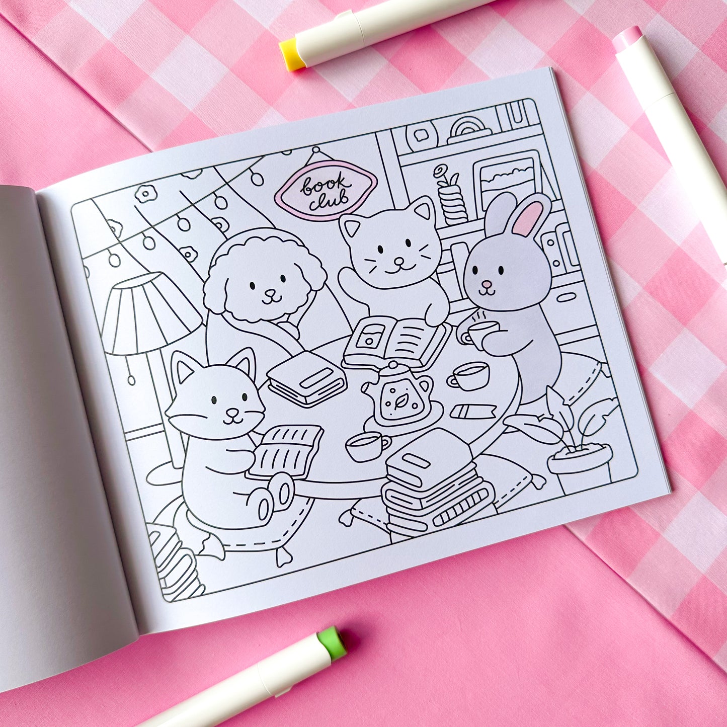 Cute Days Coloring Book