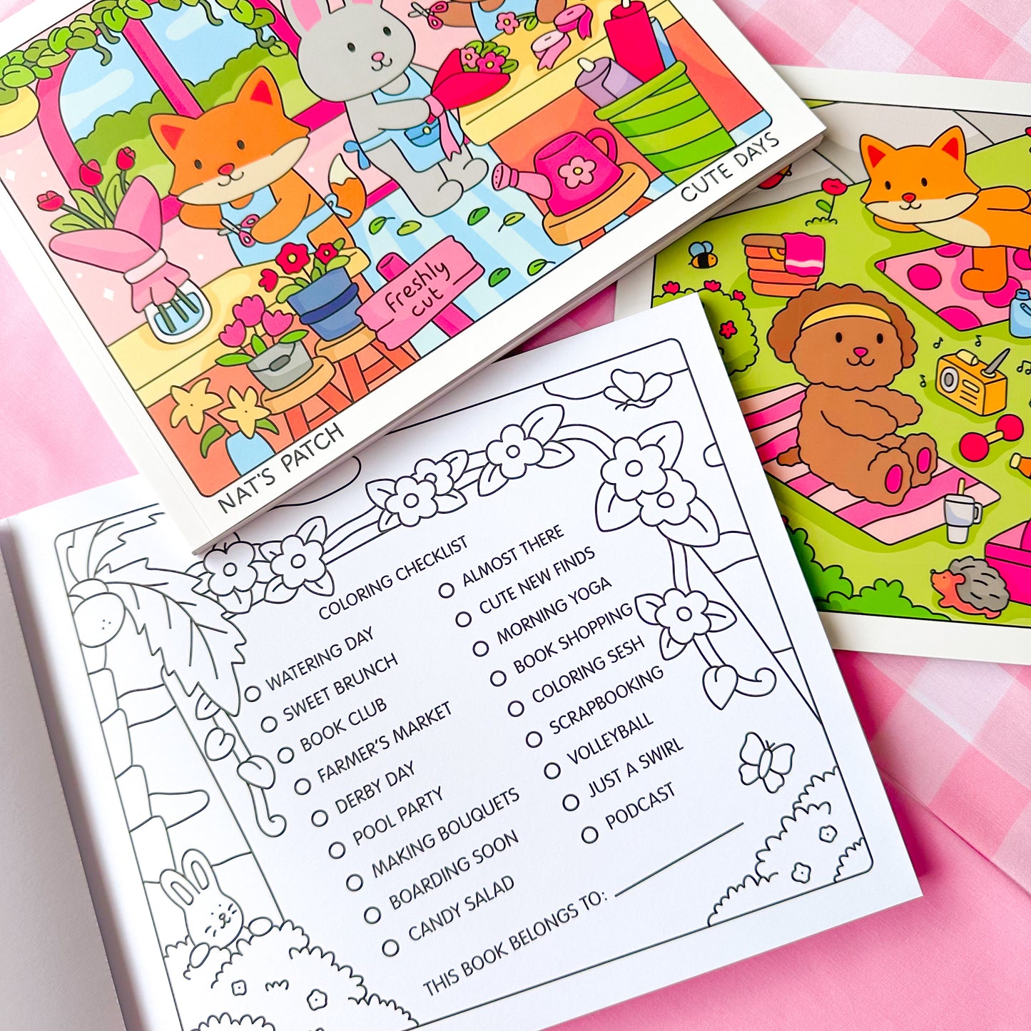 Cute Days Coloring Book