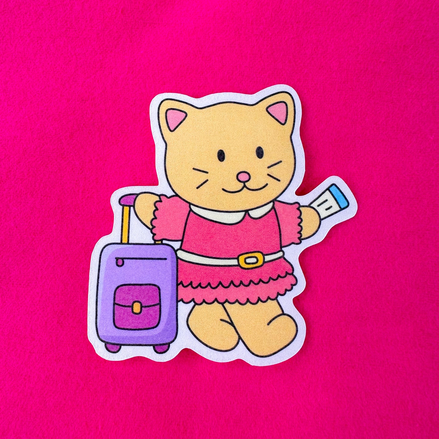 Travel Girly Sticker