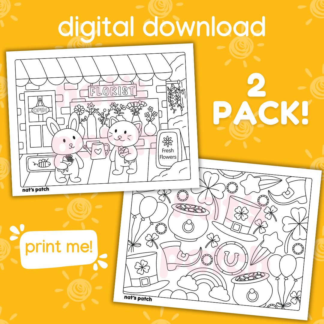 March Digital Download • 2 Pack