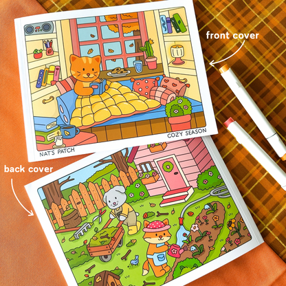 Cozy Season Coloring Book
