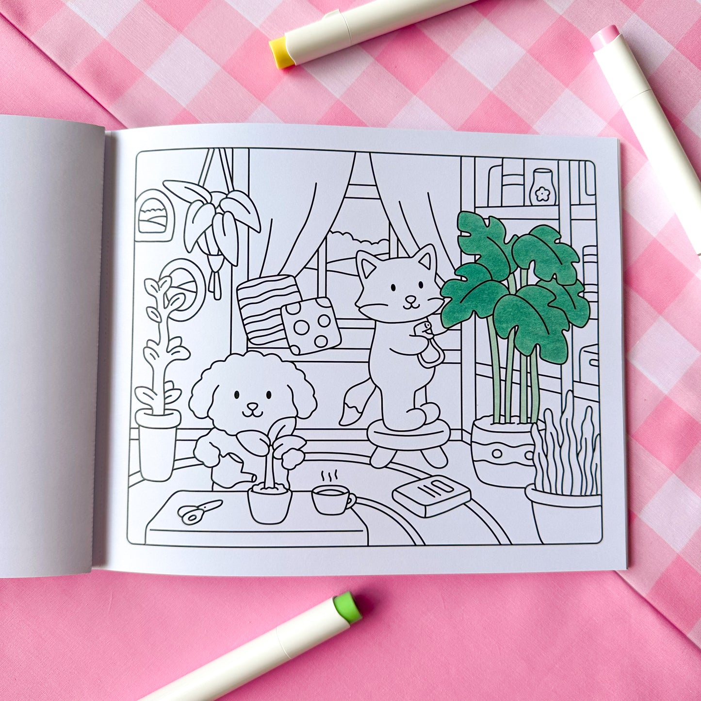 Cute Days Coloring Book