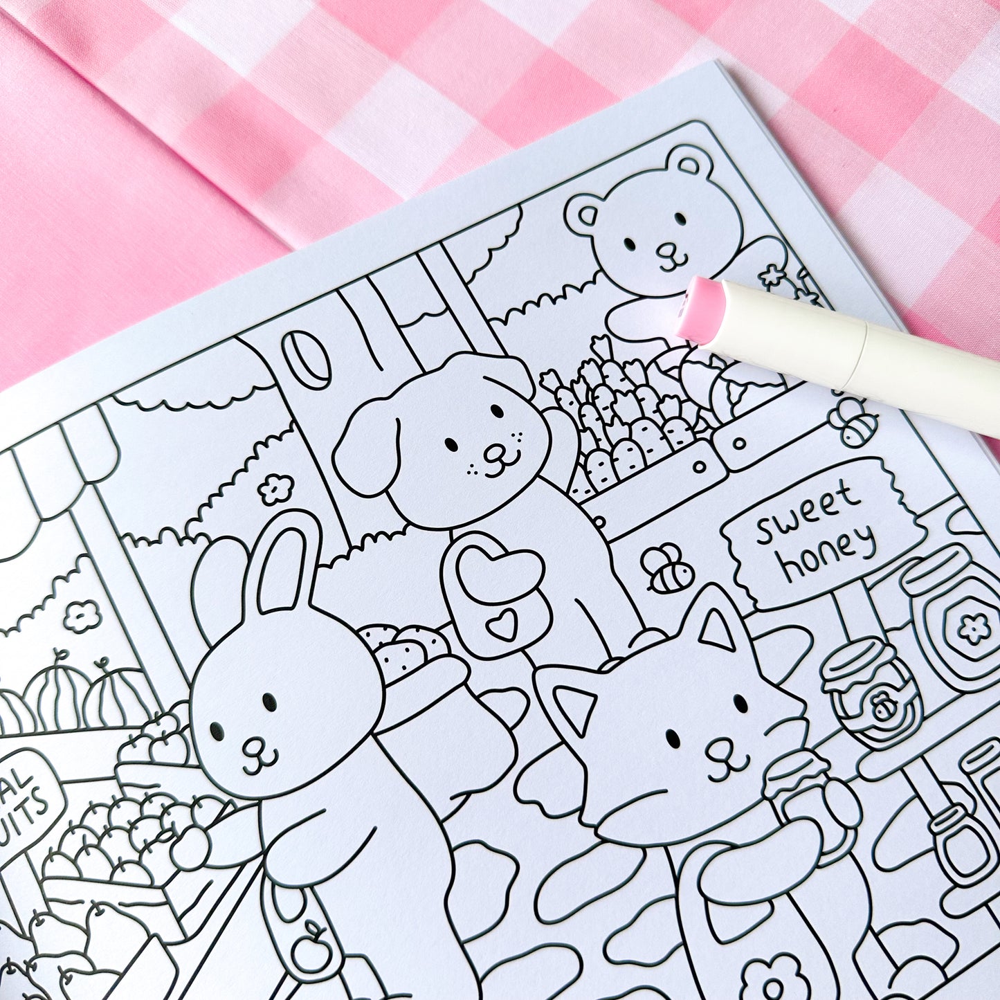 Cute Days Coloring Book