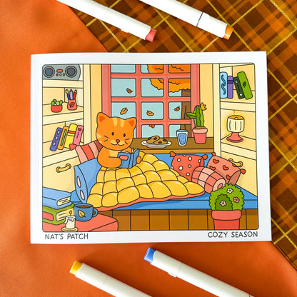 Cozy Season Coloring Book
