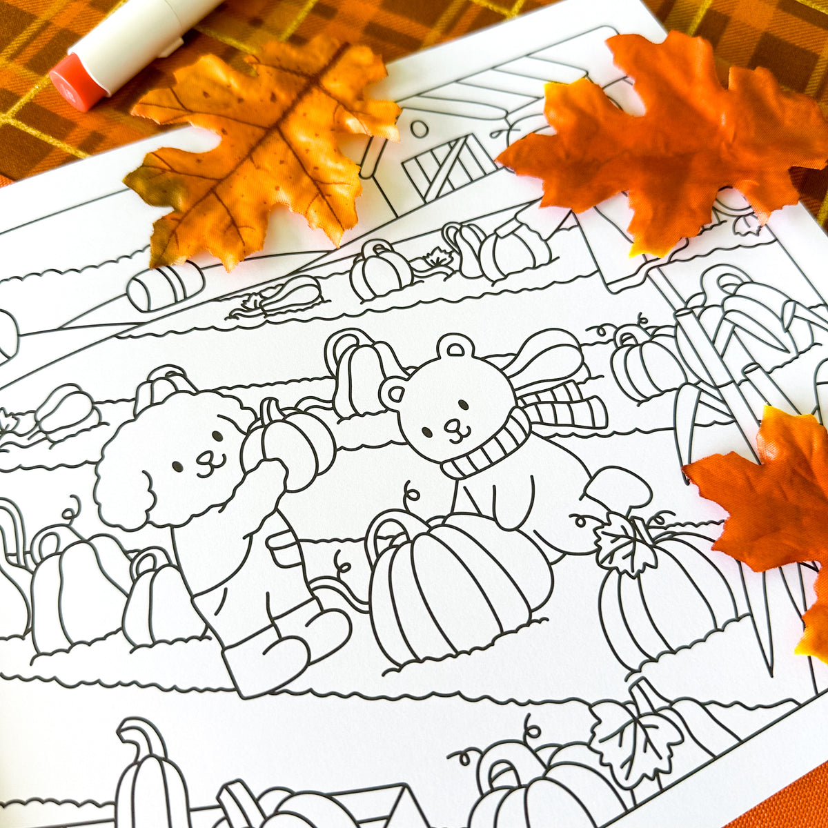 Cozy Season Coloring Book