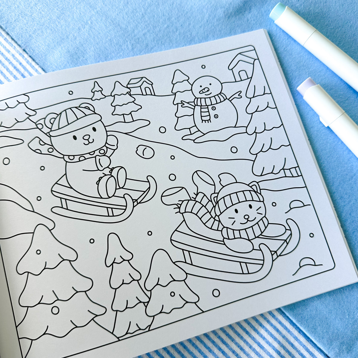 Cozy Season Coloring Book