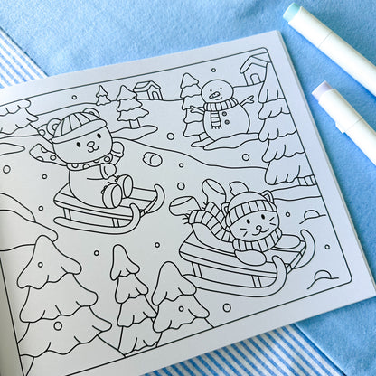Cozy Season Coloring Book