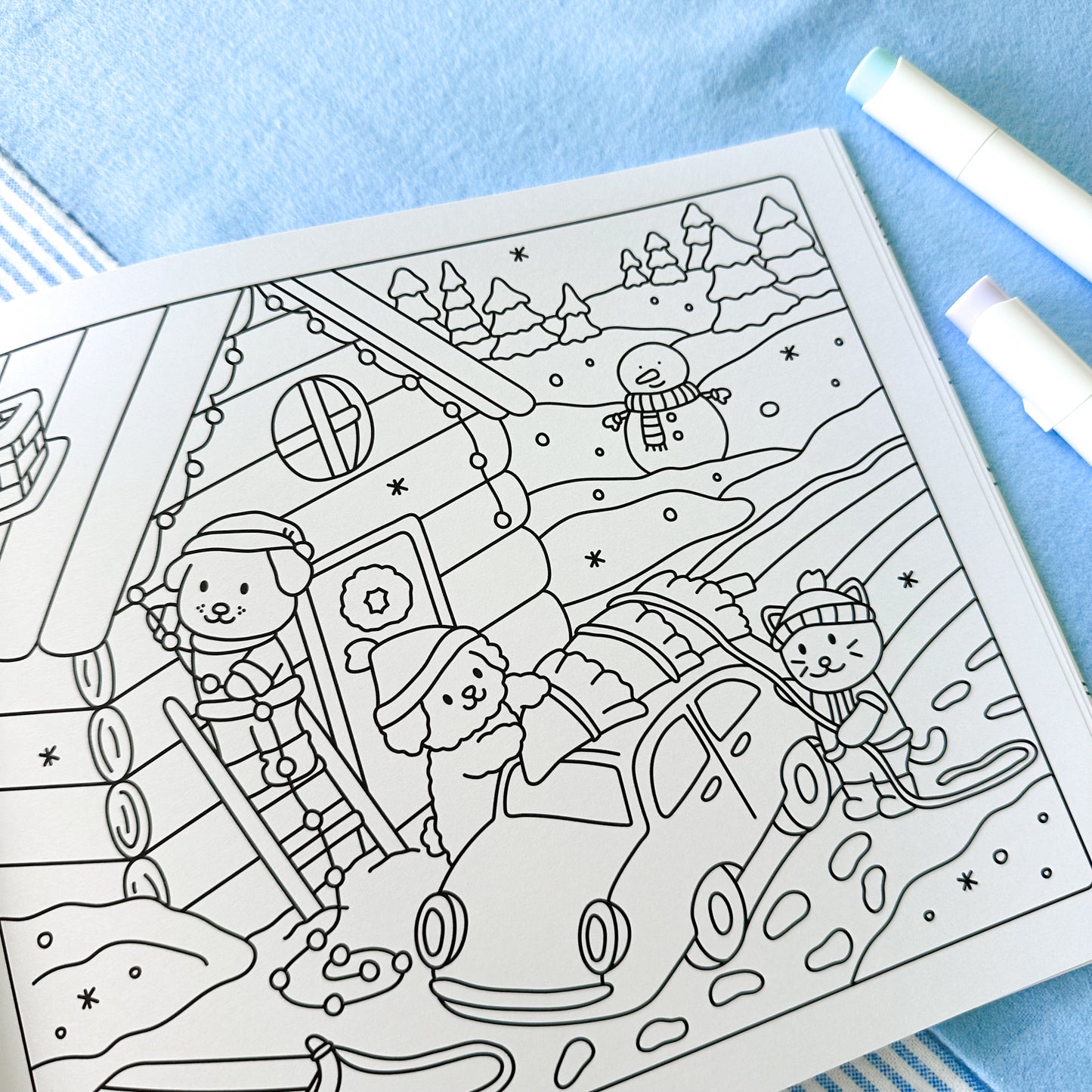 Cozy Season Coloring Book