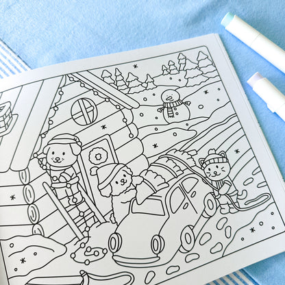 Cozy Season Coloring Book