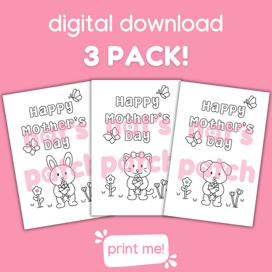 Mother's Day Cards • Digital Download • 3 Pack