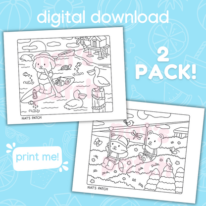 Summer Fun Digital Download • 2 Pack