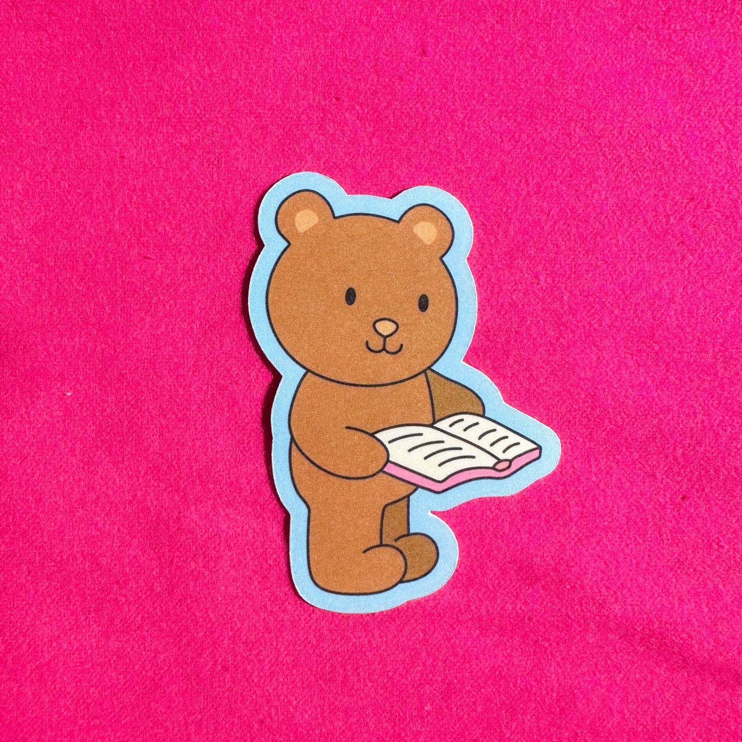 Booked For The Day Sticker