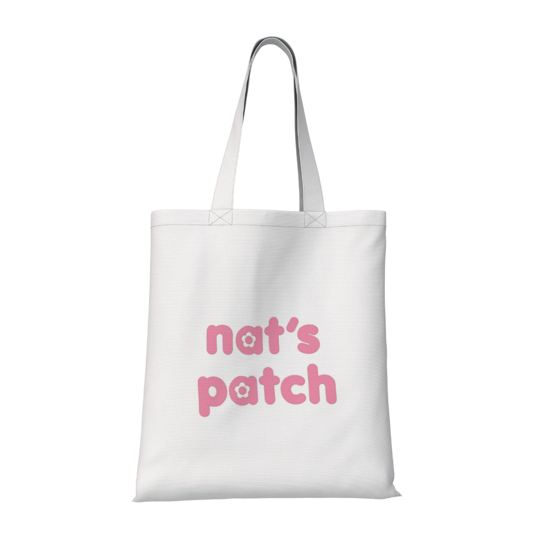 Nat's Patch Tote Bag