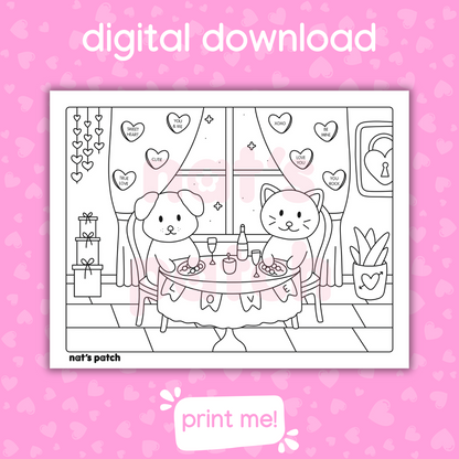 Valentine's Day Dinner Digital Download