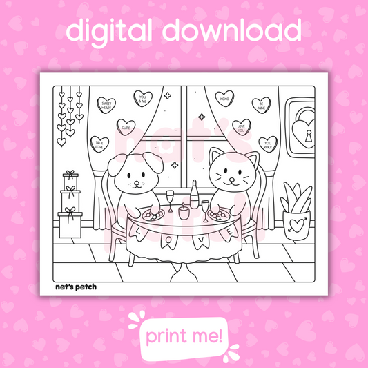 Valentine's Day Dinner Digital Download